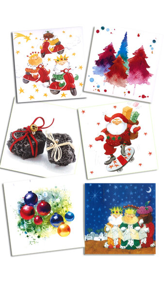 POSTAL NAVIDAD FRASES SURTIDAS INCLUYE SOBRE BLANCO