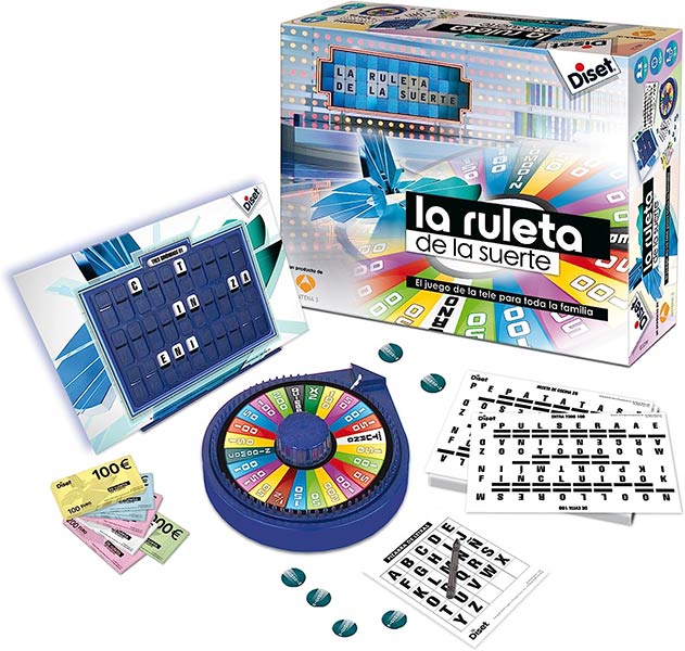 JUEGO DE MESA LA RULETA DE LA SUERTE