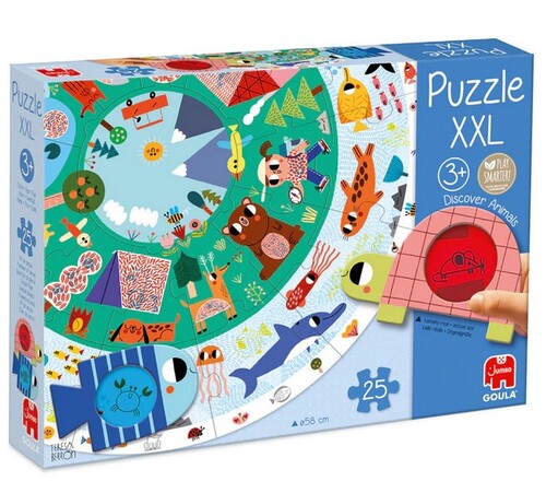 PUZZLE 25 PIEZAS XXL DISCOVERY ANIMALS JUMBO GOULA