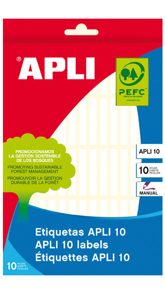 ETIQUETAS ADHESIVAS 5X35 10H BLISTER