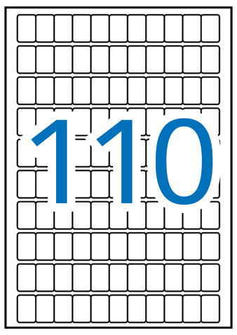 ETIQUETAS ADHESIVAS A5 12X18 - CAJA 100