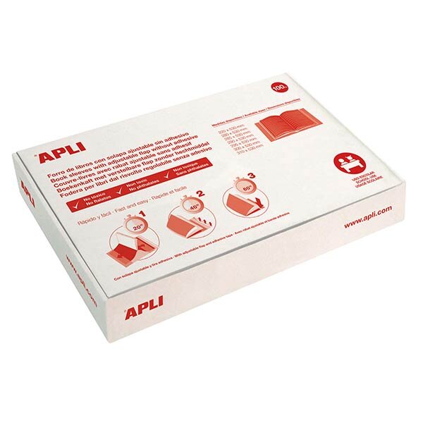 FORRO LIBROS AJUSTABLE 28 CM 100U PACK ( PVC 130 MICRAS )