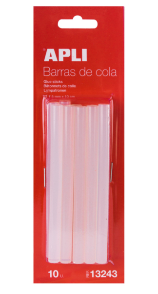 BARRAS SILICONA 7,5MM 10U BOLSA