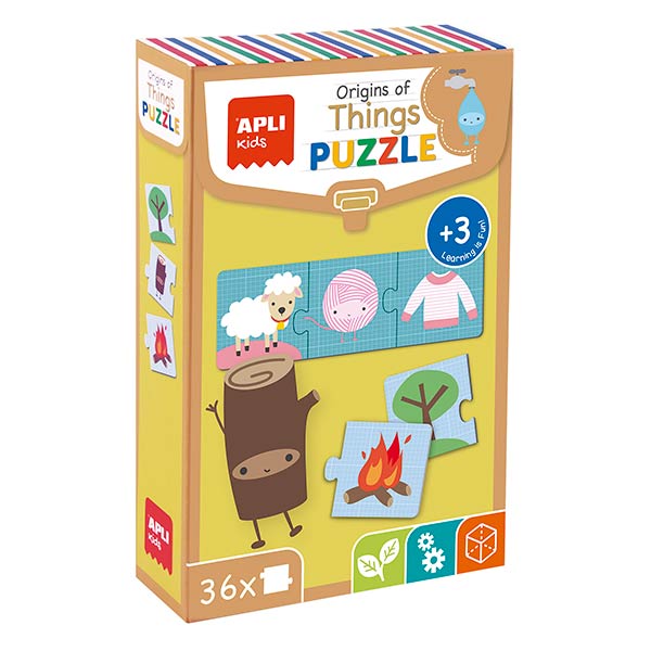 PUZZLE 36 PIEZAS ORIGEN COSAS