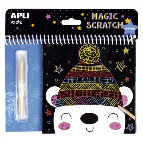 BLOCK COLOREAR MAGIC SCRATCH INVIERNO 8H RASCAR