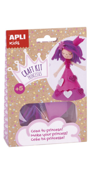 KIT PARA CREAR PRINCESA ROSA (CRAFT KIT PRINCESSES)