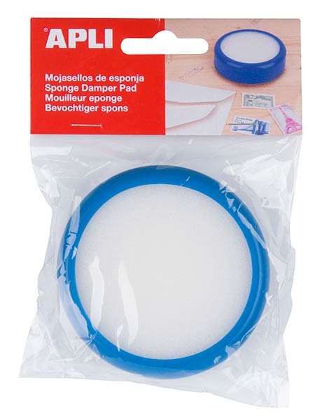 BLISTER ESPONJA MOJASELLOS 84X23MM AZUL