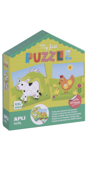 PUZZLE 5 PIEZAS XXL CON GOMETS GRANJA (MY FIRST PUZZLE)