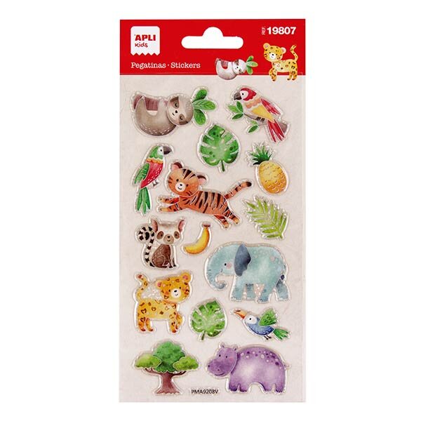PEGATINAS SURTIDAS SUPERHEROES DINO 1H BLISTER - PACK 5