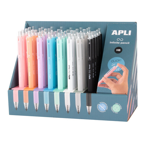 LAPIZ INFINITO RETRACTIL 8 COLORES SURTIDOS - EXP. 40U