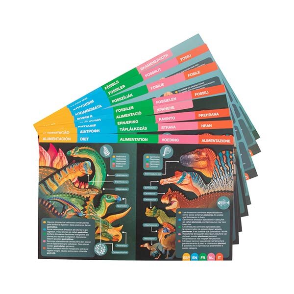 JUEGO MAGNETS DINOSAURIOS (MAGNETICO 44 PIEZAS) DINOSAURS