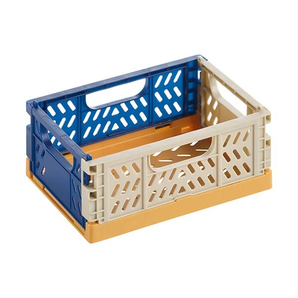 PACK 10 CAJA PLEGABLE PEQUEA BASE MOSTAZA (14X6X10,5CM)