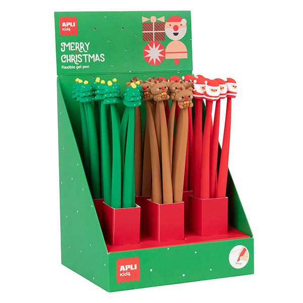 BOLI GEL FLEXIBLE NAVIDAD 36U EXPOSITOR