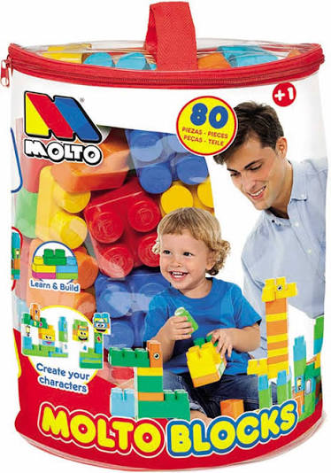 MESA ACTIVIDADES C/20 PIEZAS Y 4 JUEGOS MOLTO