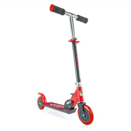 PATINETE PLEGABLE ROJO ALUMINIO REGULABLE 72-77CM