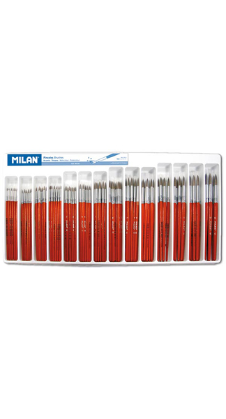 PINCEL ESCOLAR 101 N.6 MANGO CORTO BLISTER 12U