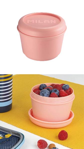 TUPPER 0,25L REDONDO ROSA HERMETICO 1918 SERIES