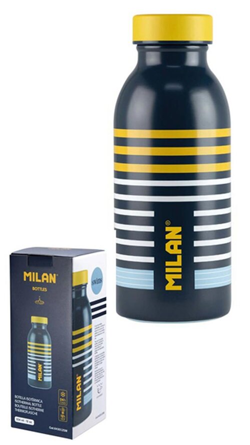 BOTELLA 354ML SERIE SWIMS ACERO INOXIDABLE