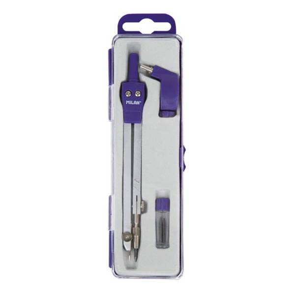 COMPAS BIGOTERA MILAN AZUL SERIE ACID EN BLISTER