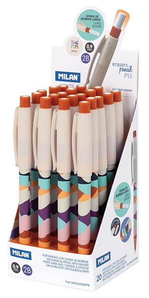 PORTAMINAS 09MM 2B CUERPO COLORES PL1 THE FUN - 20U CAJA