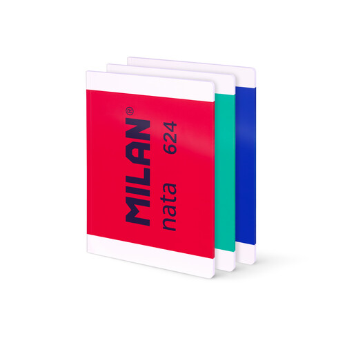 PACK 3 LIBRETA A4 48H LISO MILAN NATA� 624 SINCE 1918
