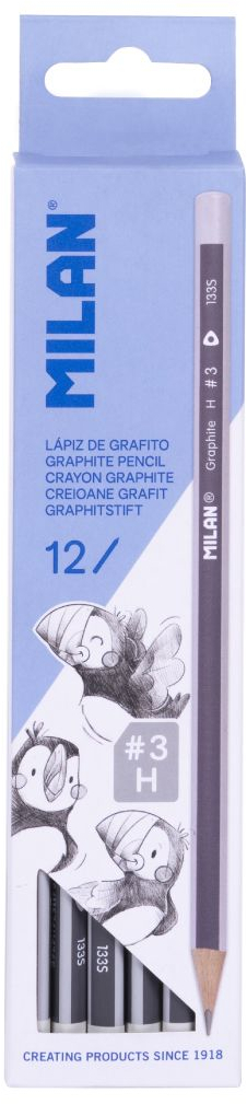 LAPIZ GRAFITO H TRIANGULARES - CAJA 12U