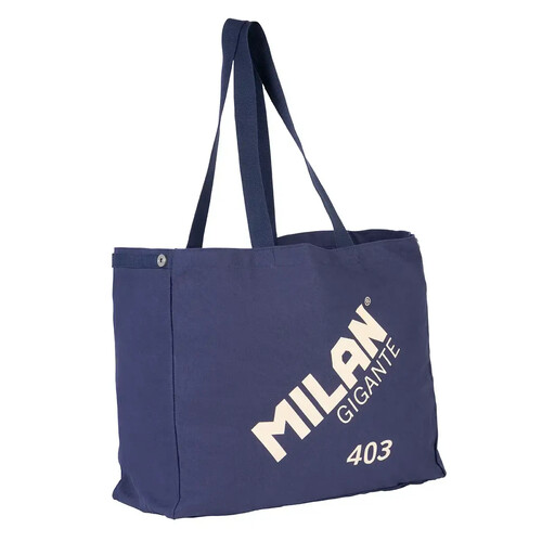 BOLSO TOTE BAG GRANDE MILAN GIGANTE 403 SINCE 1918 AZUL