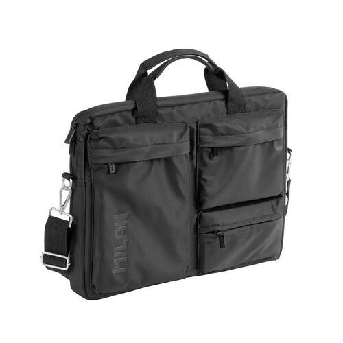 MALETIN PORTATIL 42X34X9CM COLECCION 430 SINCE 1918 NEGRO