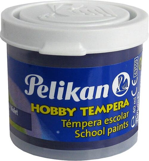 TEMPERA ESCOLAR 40ML VIOLETA - CAJA 6U