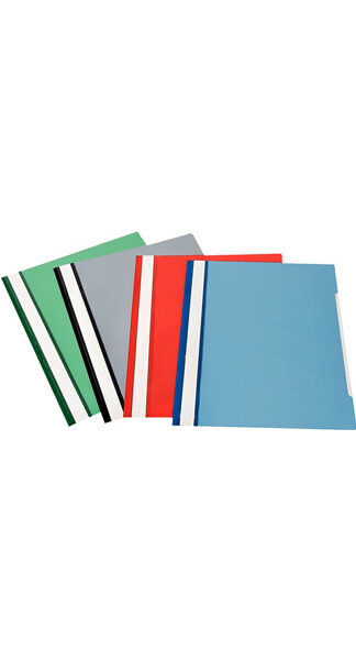 DOSSIER FASTENER A4 PVC AZUL - 50U CAJA