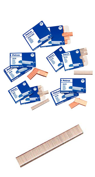 GRAPAS 26/6 PETRUS COBRE CAJA 20U