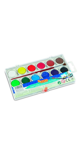 ACUARELA JOVI 12 PASTILLAS CAJA