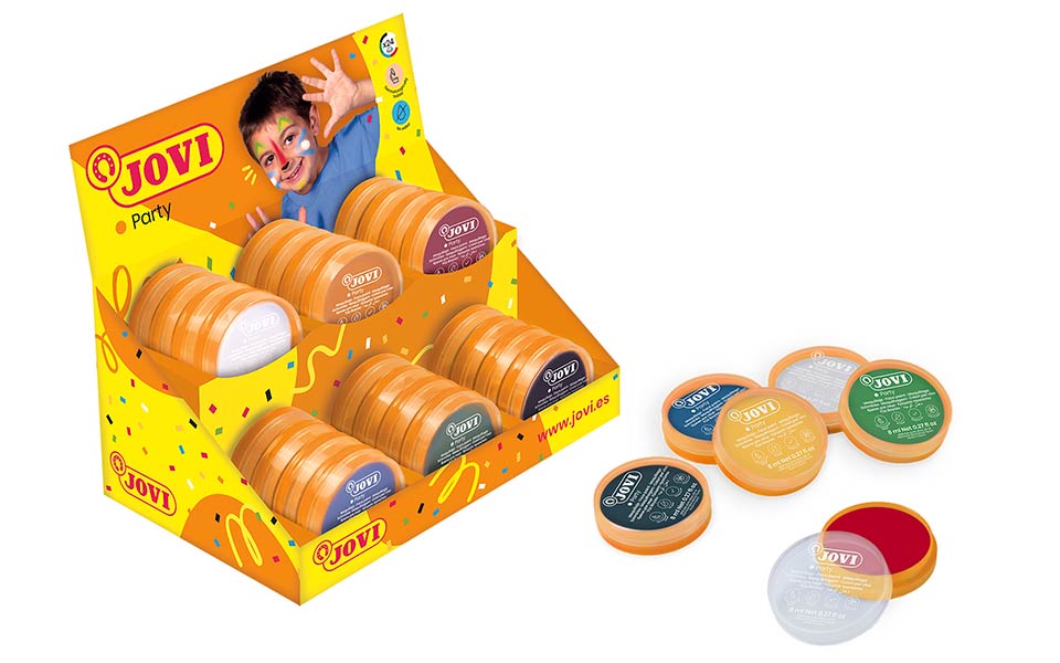 MAQUILLAJE CREMA 8ML COLORES SURTIDOS-24U EXP. (6 COLORES)