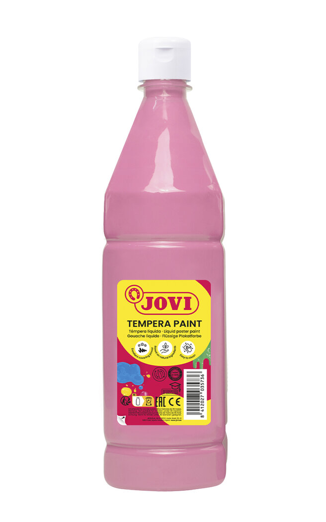 TEMPERA LIQUIDA 1000ML ROSA JOVI BOTELLA