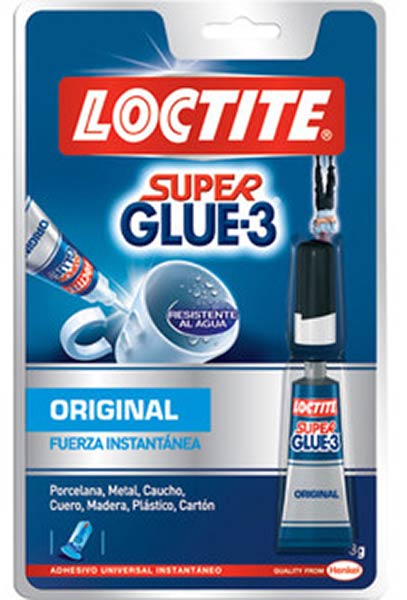 PEGAMENTO 5GR SUPER GLUE 3 CON PINCEL - CAJA 12U