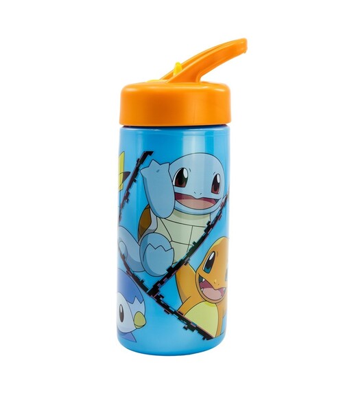 BOTELLA 410ML PP PLAYGROUND C/PAJITA POKEMON