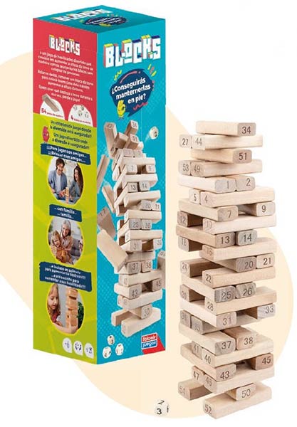 JUEGO MESA BLOCKS ( ATALAYA CON NUMEROS )