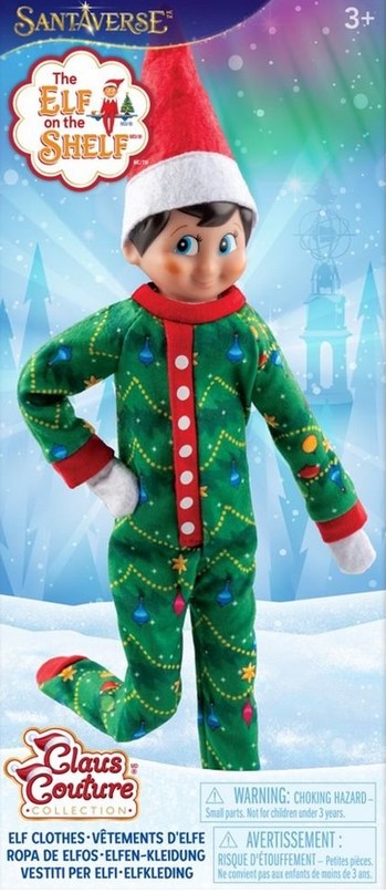 PIJAMA ARBOL DE NAVIDAD ELFO THE ELF ON THE SHELF