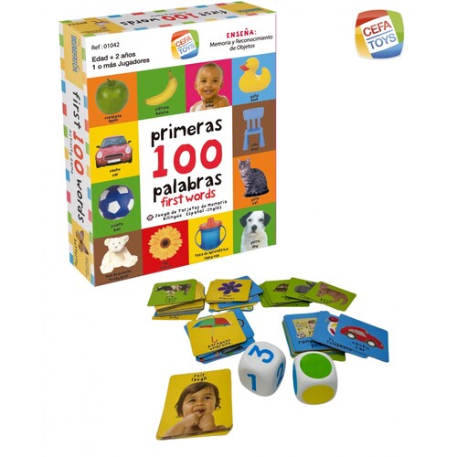 JUEGO BILINGUE ESPA�OL-INGLES, MIS PRIMERAS 100 PALABRAS