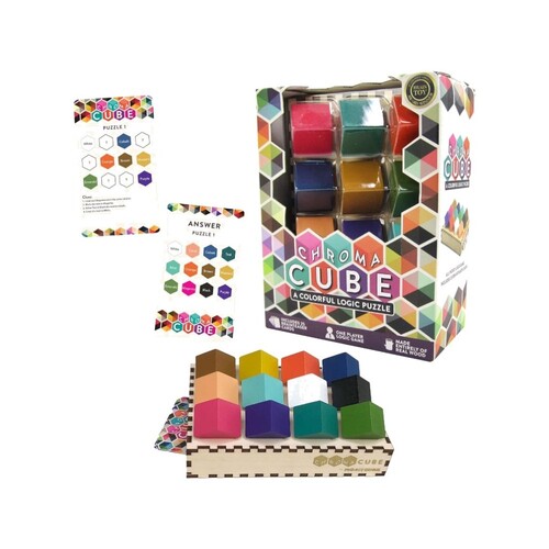 JUEGO DE LOGICA Y DEDUCCION CHROMA CUBE