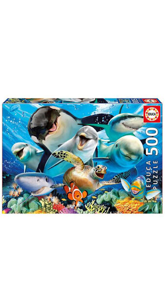 PUZZLE 500 PIEZAS BAJO EL AGUA 
