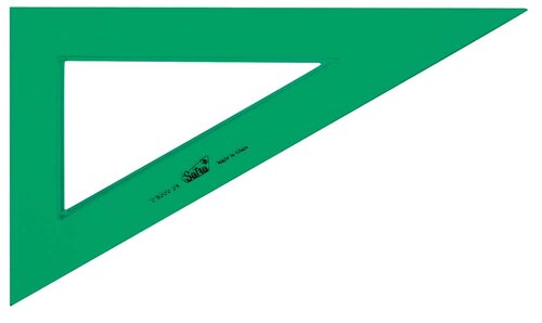 CARTABON 25 CM VERDE S/GRADUAR S/BISEL SERIE 820-CAJA 20