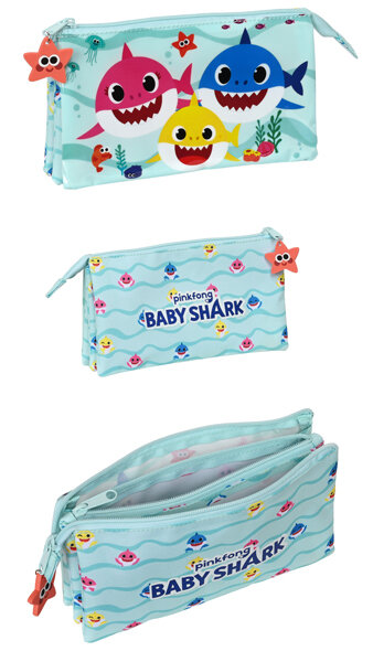 PORTATODO TRIPLE BABY SHARK BEACH DAY