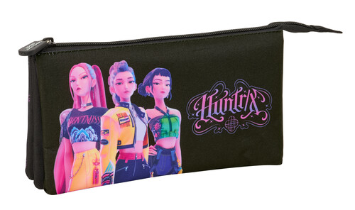 PORTATODO TRIPLE K-POP DEMON HUNTERS NEGRA