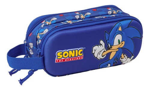 PORTATODO DOBLE 3D SONIC