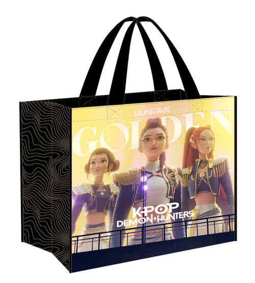 BOLSA SHOPPER K-POP DEMON HUNTERS NEGRA