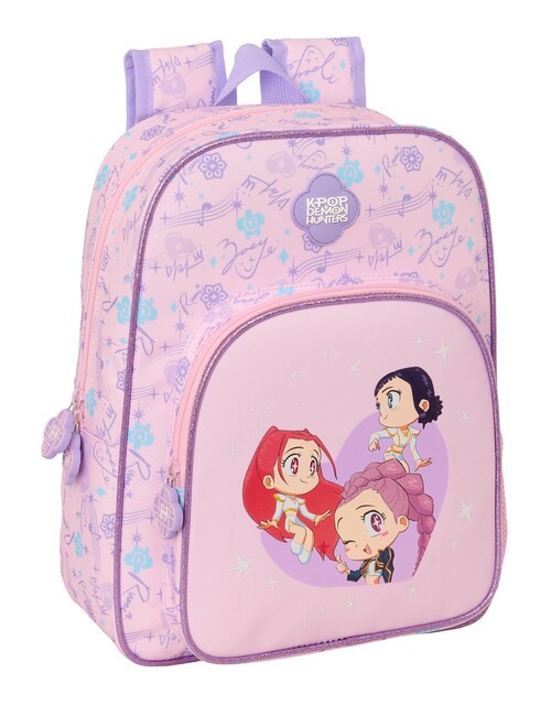 MOCHILA INFANTIL ADAPT. CARRO K-POP HUNTERS CHIBI