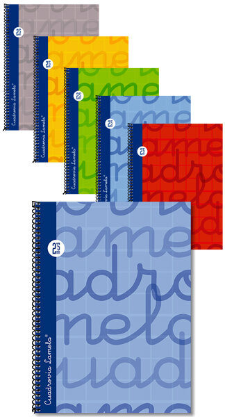 BLOCK LAMELA CUARTO 4MM 80H AZUL T.EXTRADURA-PACK 5