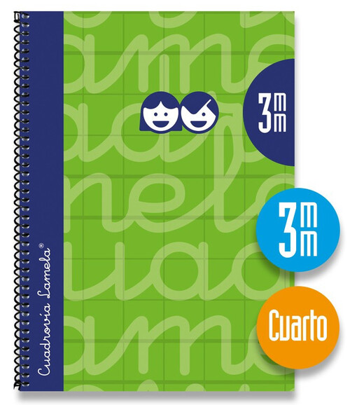 BLOCK LAMELA CUARTO 3MM 80H VERDE T.EXTRADURA-PACK 5