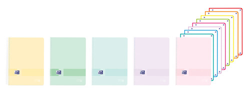 BLOCK A4+ HN 160H PP PASTEL 8 COLORES BANDA - PACK 5